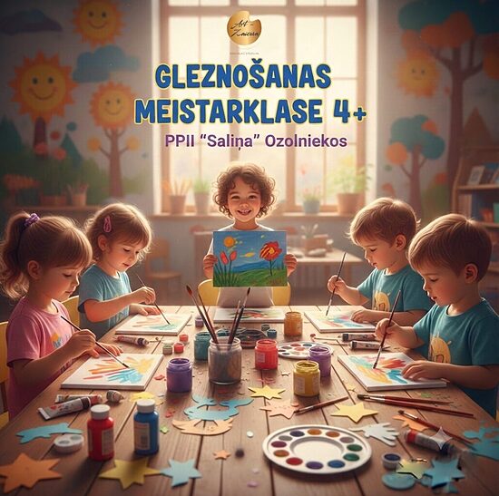 Gleznošanas Meistarklase no 4 g. PPII "Saliņa" Ozolniekos